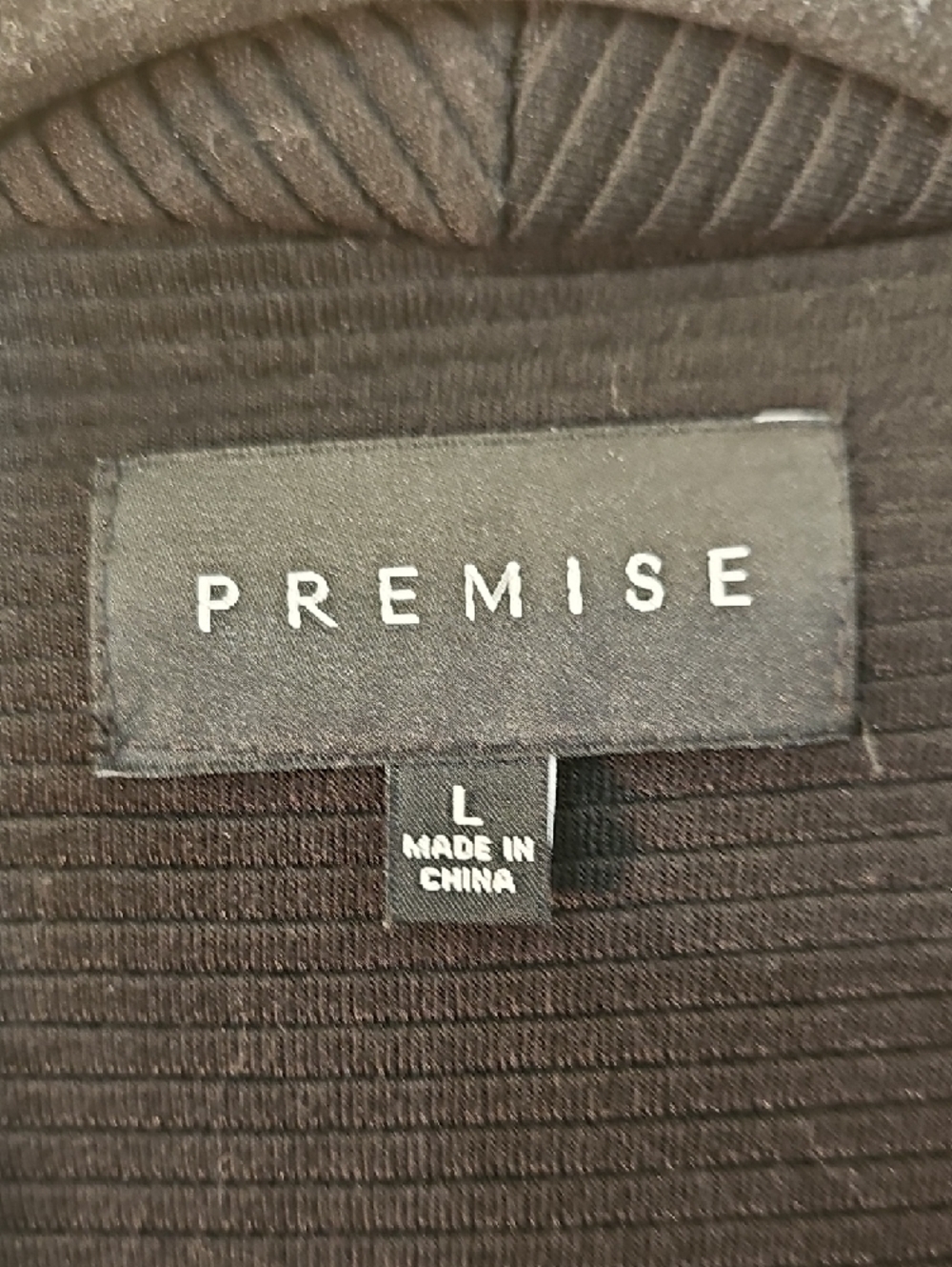 Premise Black Blazer with White Trim - Picture 2 of 9